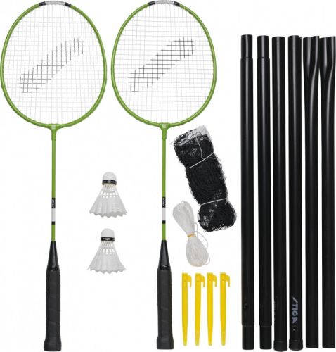 Badmintonset Stiga - Zwart/Wit/Groen