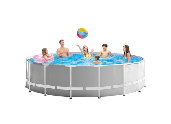 Intex zwembad 457 x 122 rond | Prism Frame met filterpomp