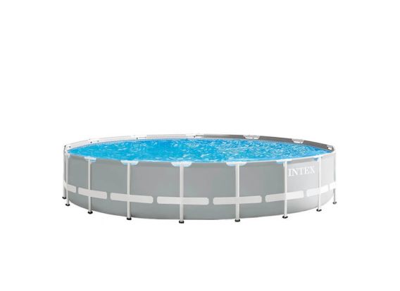 Intex zwembad 610 x 132 rond | Prism Frame met filterpomp