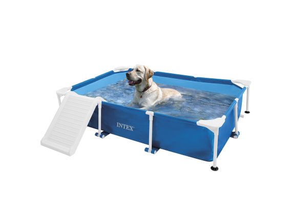 Intex hondenzwembad 229 x 152 x 46 cm | Frame zwembad met filterpomp