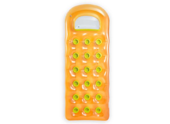 Gekleurd waterluchtbed met venster - oranje