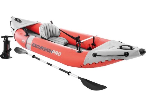 Intex opblaasbare kayak | Excursion Pro K1 met peddels en pomp