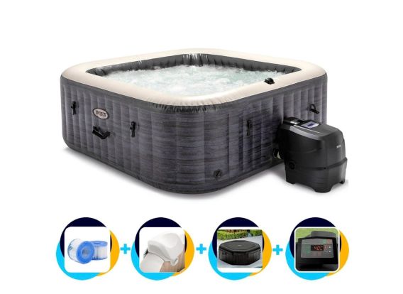 Intex opblaasbare spa | 6-persoons Greystone Deluxe