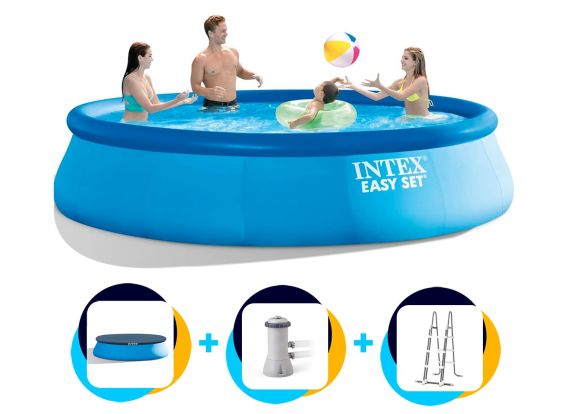 Intex zwembad 457 x 107 | Easy Set met filterpomp