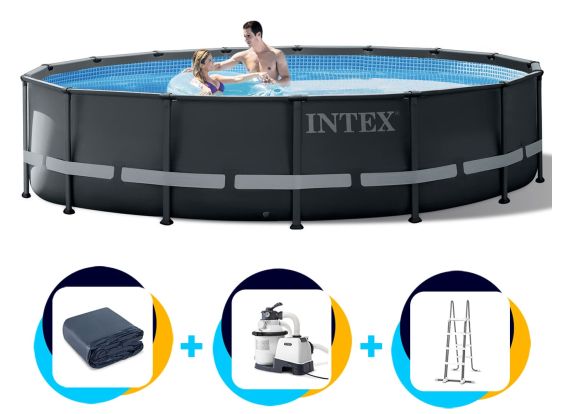 Intex zwembad Ultra XTR Frame 488 x 122 cm | Rond