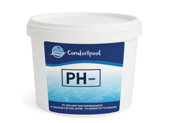 pH-min poeder | 5 kg | Verlaagt de pH waarde | Voor helder zwembadwater | Comfortpool