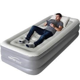 AeroRest Supreme Plush XL luchtbed 1-persoons | 210 cm lengte | Met ingebouwde elektrische pomp