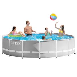 Intex zwembad 457 x 107 rond | Prism Frame met filterpomp