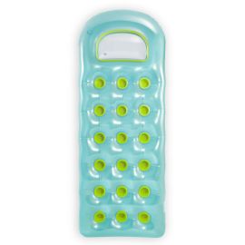 Gekleurd waterluchtbed met venster - blauw