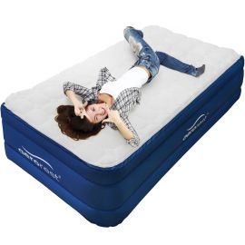 AeroRest Cloud Top luchtbed 1-persoons | 210 cm lengte | Afritsbare beschermhoes