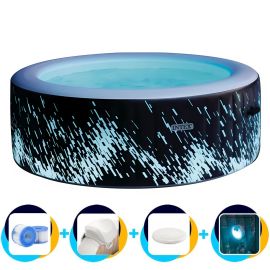 Intex PureSpa Glow Deluxe opblaasbare spa 4-persoons