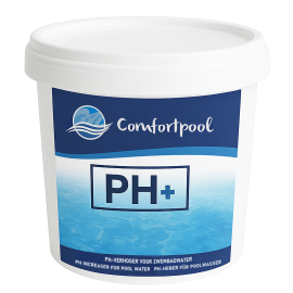 pH-plus poeder | 1 kg | Verhoogt de pH-waarde | Voor helder zwembadwater | Comfortpool