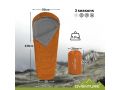 Oventure mummy slaapzak SleepPlus - oranje | Comfort tot 6 °C | Lichtgewicht en compact | Voor kamperen en backpacken