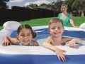 Bestway zwembad met opblaasstoeltjes | Family Fun