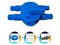 Comfortpool bypass kit voor zwembad warmtepomp | Complete set | Eenvoudig aansluiten en gebruiken | Incl. zwembadslangen