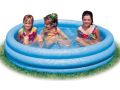 Blauw opblaasbaar zwembad