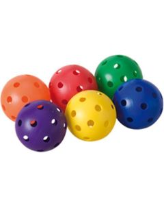 Gatenbal | 9 cm gekleurd | Set van 6 stuks | Scoopbal