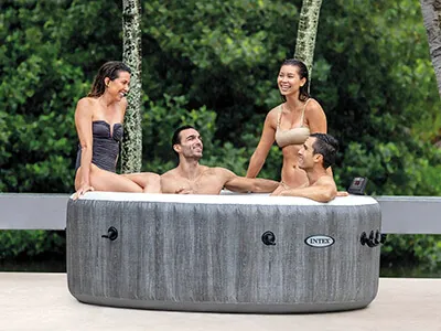 Intex Greywood Deluxe opblaasbare spa Intex Greywood Deluxe opblaasbare spa
