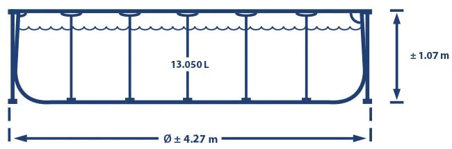 Lijntekening Prism Frame 427 x 107 cm Prism Frame 427 x 107 cm
