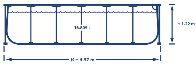 Lijntekening Prism Frame 427 x 107 cm Prism Frame 427 x 107 cm